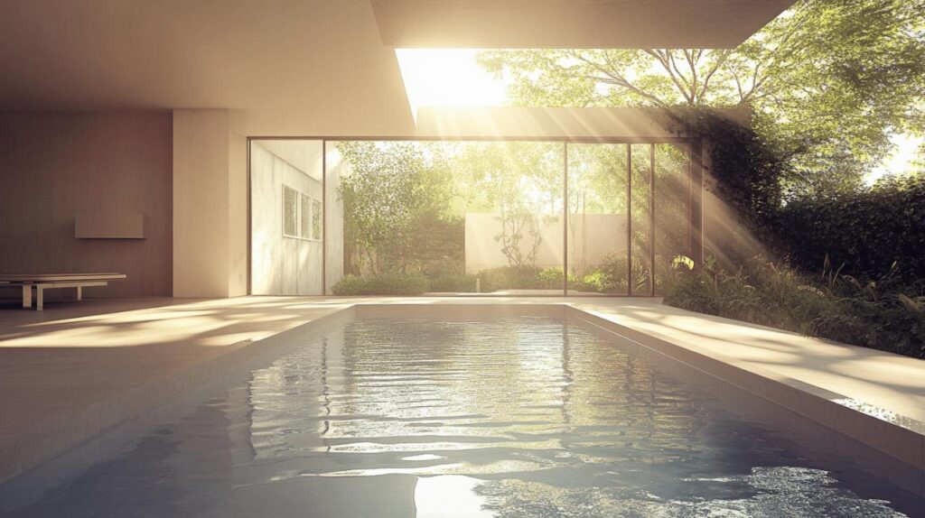 La taille adaptee d’un abri de piscine coulissant sans rail pour votre exterieur