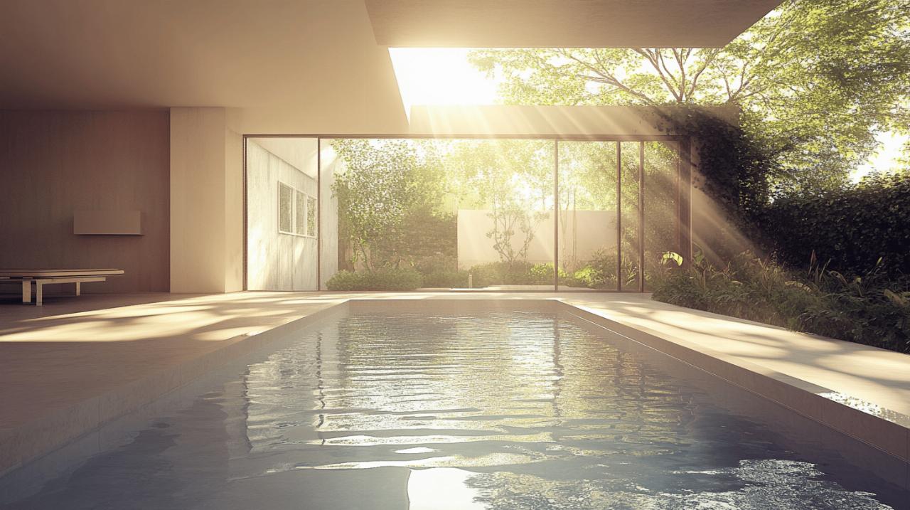 La taille adaptee d’un abri de piscine coulissant sans rail pour votre exterieur
