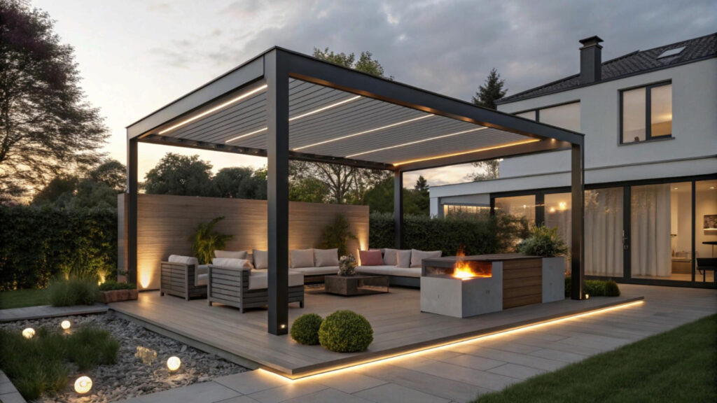 Un coin de paradis avec une pergola sur mesure pour votre habitation à Châtellerault